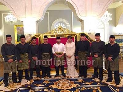15 Gambar Pernikahan Tunku Mahkota Johor (TMJ) Dengan Cik 