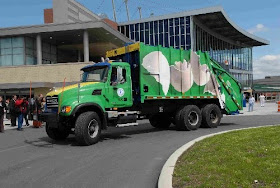 Broken Egg Shell Garbage Art Truck