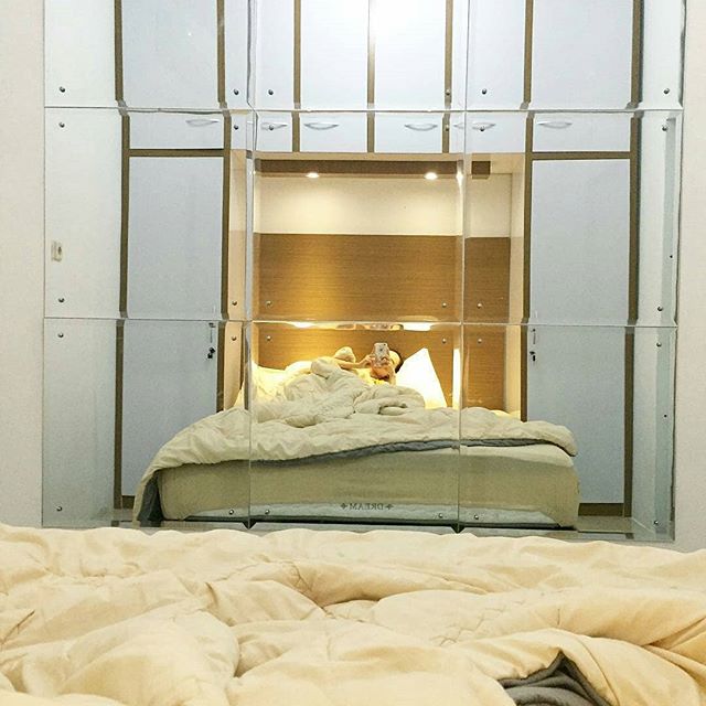 100 Gambar  Desain Kamar  Tidur Minimalis Ukuran 3X4 