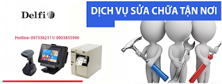 dịch vụ sửa chữa máy mã vạch delfi