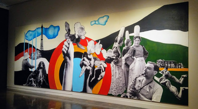 Pintura mural del artista francés Fernand Léger referida a las alegrías esenciales de la vida