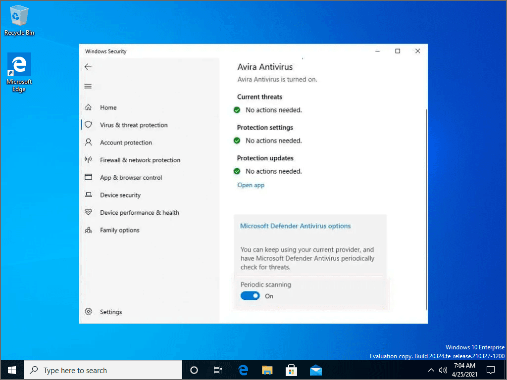 Cara Mengaktifkan atau Menonaktifkan Pemindaian Berkala Antivirus Defender di Windows 10