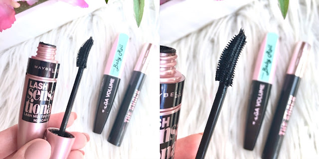 Maybelline Lash Sensational, L'Oreal Miss Baby Roll, YSL The Shock