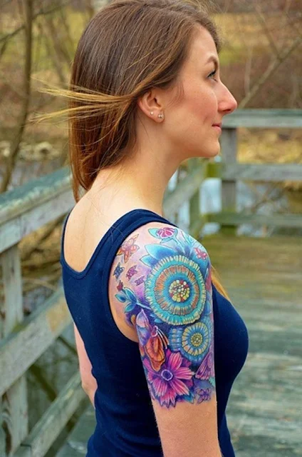 Tatuajes en el hombro para chicas