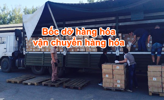 Bốc dỡ hàng hóa