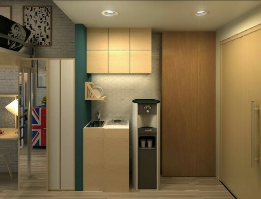 Show unit evencio, Show unit apartemen evencio, Show unit apartemen, pantry apartemen 