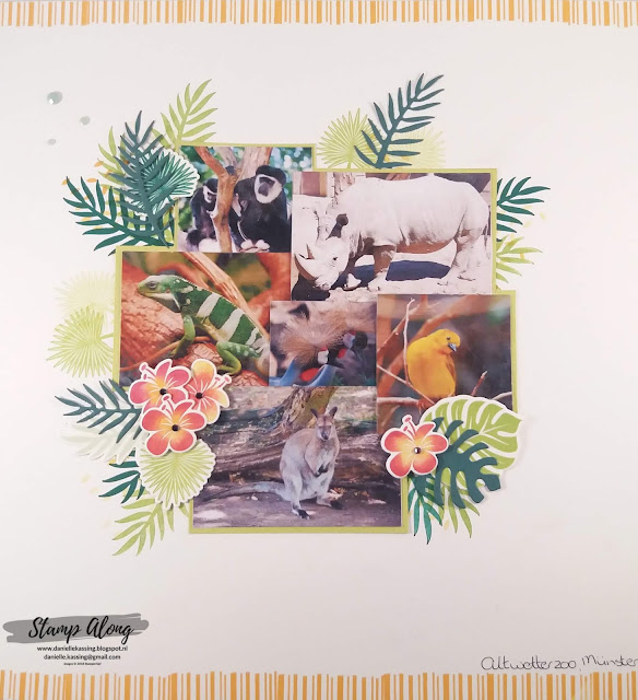 Stampin'Up! Tropical Chic scrapbookpagina