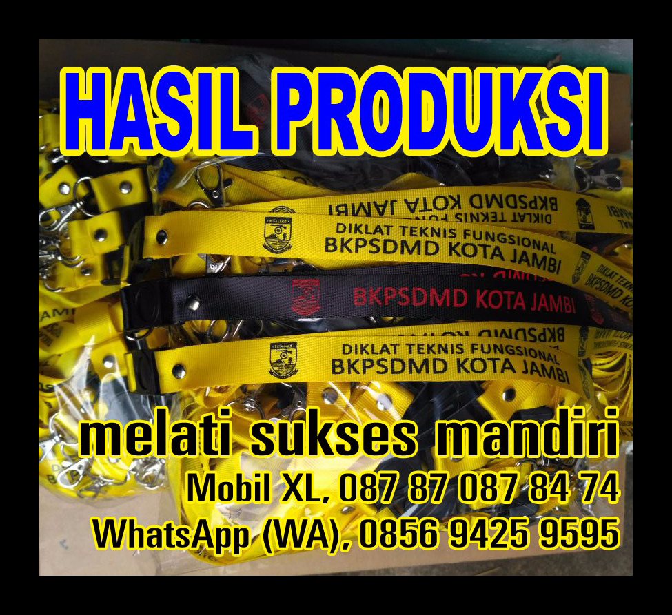 tali promo lanyard tali id card 24jam delivery tali id 