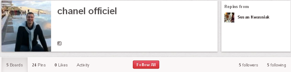Pinterest, chanel, officiel