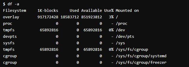 10 Examples of df Command in Linux