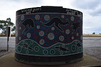 Painted Water Tanks in Yarragundry by Owen Lysons