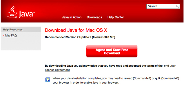 Apple update removes Java plugin from OS X browsers