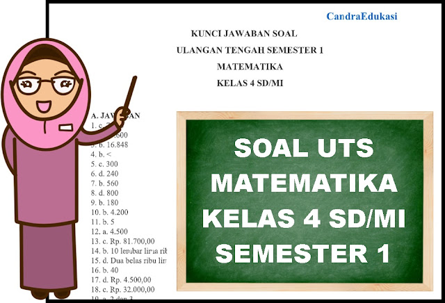 Soal Uts Matematika Kelas 4 Semester 1 Kurikulum 2013 Dan Kunci