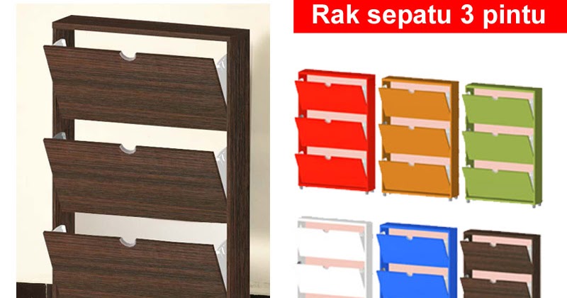 Bakula Interior  Rak  sepatu  3 Pintu