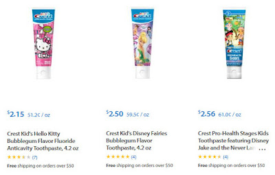 http://www.walmart.com/search/?query=Crest%20Kids%20Toothpaste&cat_id=0&grid=true&sort=price_low