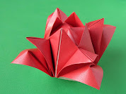 Origami link, Rosa 2 by Francesco Guarnieri