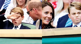 Prince George of Cambridge attends Wimbledon finals 2022