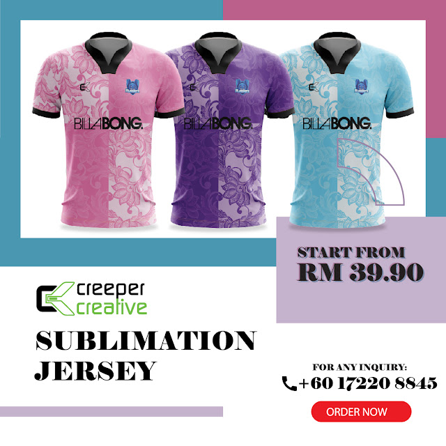 SUBLIMATION JERSEY CREEPER CREATIVE