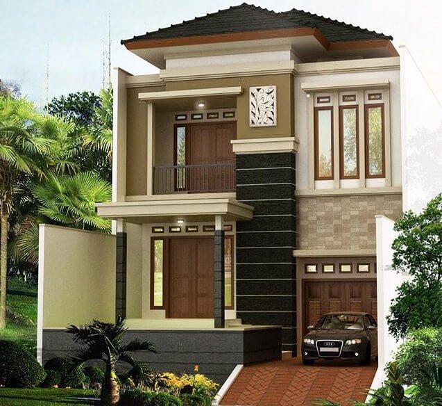 99 Contoh Gambar  Desain Rumah  Minimalis  2  Lantai  2019 