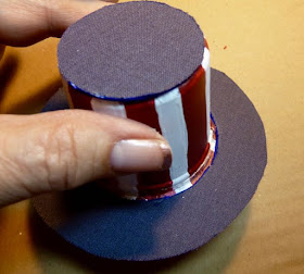 Patriotic mini hat