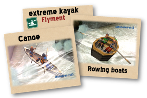 Canoe e o Rowing boats in extreme kayak (Flyment) lassoares-rct3