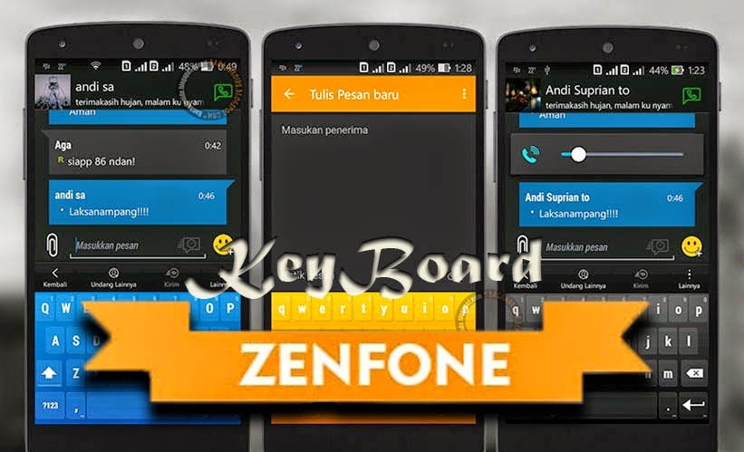 Merubah Tampilan Keyboard Warna - Warni Seperti Zenfone