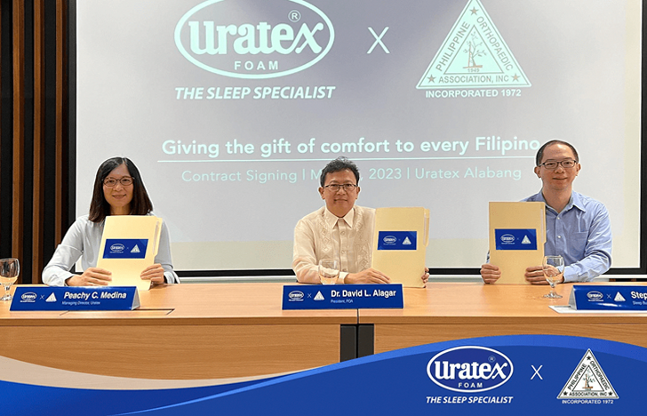 Uratex Philippines Renews Partnership With Philippine Orthopaedic Association (POA)