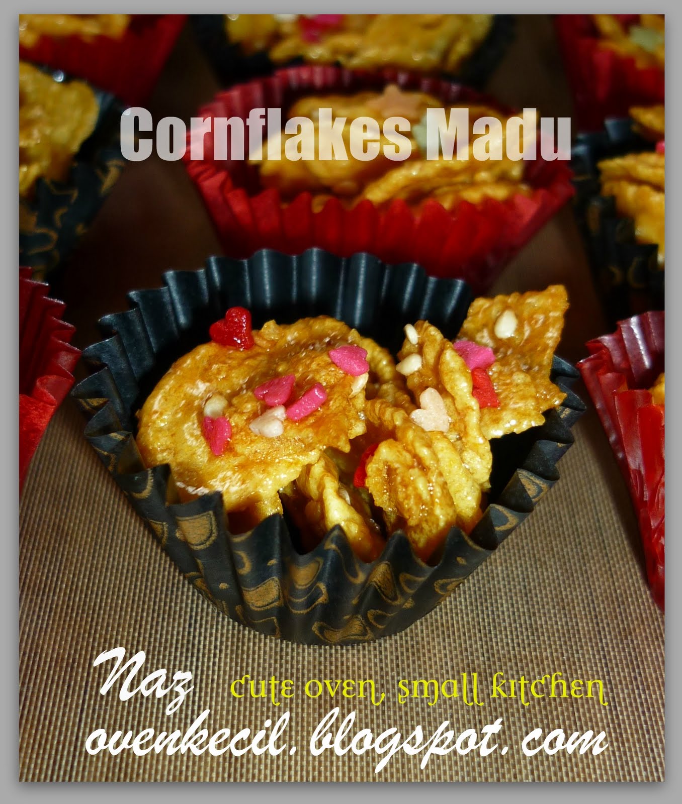 CUTE OVEN, SMALL KITCHEN: CORNFLAKES MADU