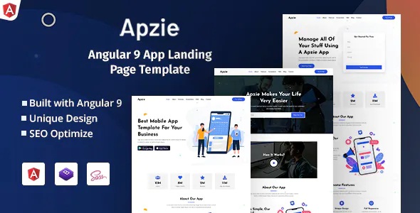 App Landing Page Template