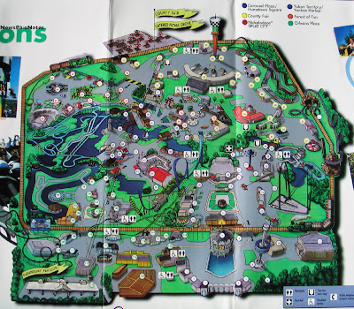 six flags great america map 2011. six flags great america map