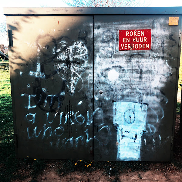 Graffiti op elektriciteitskast, Zevenaar