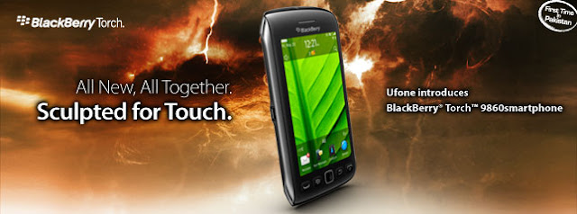 Ufone BlackBerry Torch 9860 Smartphone