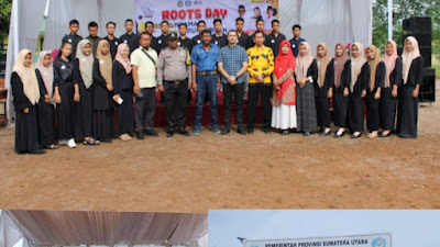 SMK Negeri 2 Se Rampah Laksanakan Roots Day Secara Simbolis Kepada Siswa/i Terpilih