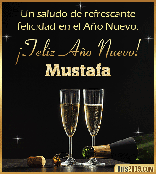 Saludos de año nuevo para mustafa