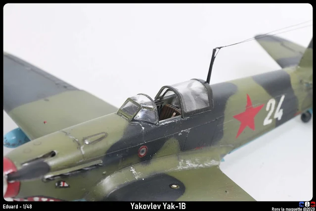 Cockpit de la maquette du Yak-1B d'Eduard.