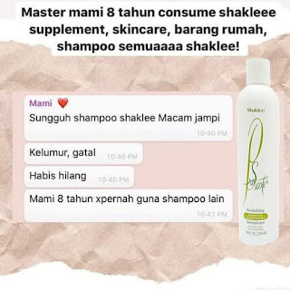 Review Testimoni Set Produk Shampoo Rambut Prosante Shaklee