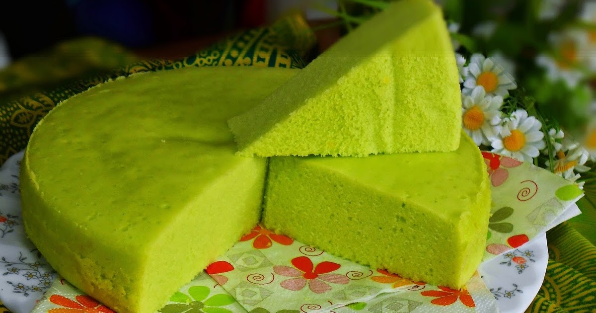 KEK PANDAN KUKUS - MUDAH  Fiza's Cooking