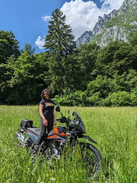 Da passeggero a motociclista: la storia di Valeria in moto