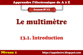 Le multimètre - Introduction