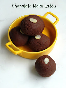 Chocolate Malai laddu, Paneer Chocolate Laddoo