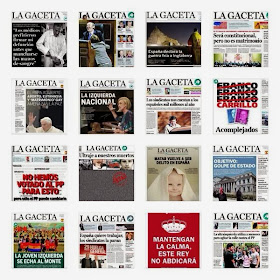 Portadas lamentables de La Gaceta, manipulación, intolerancia