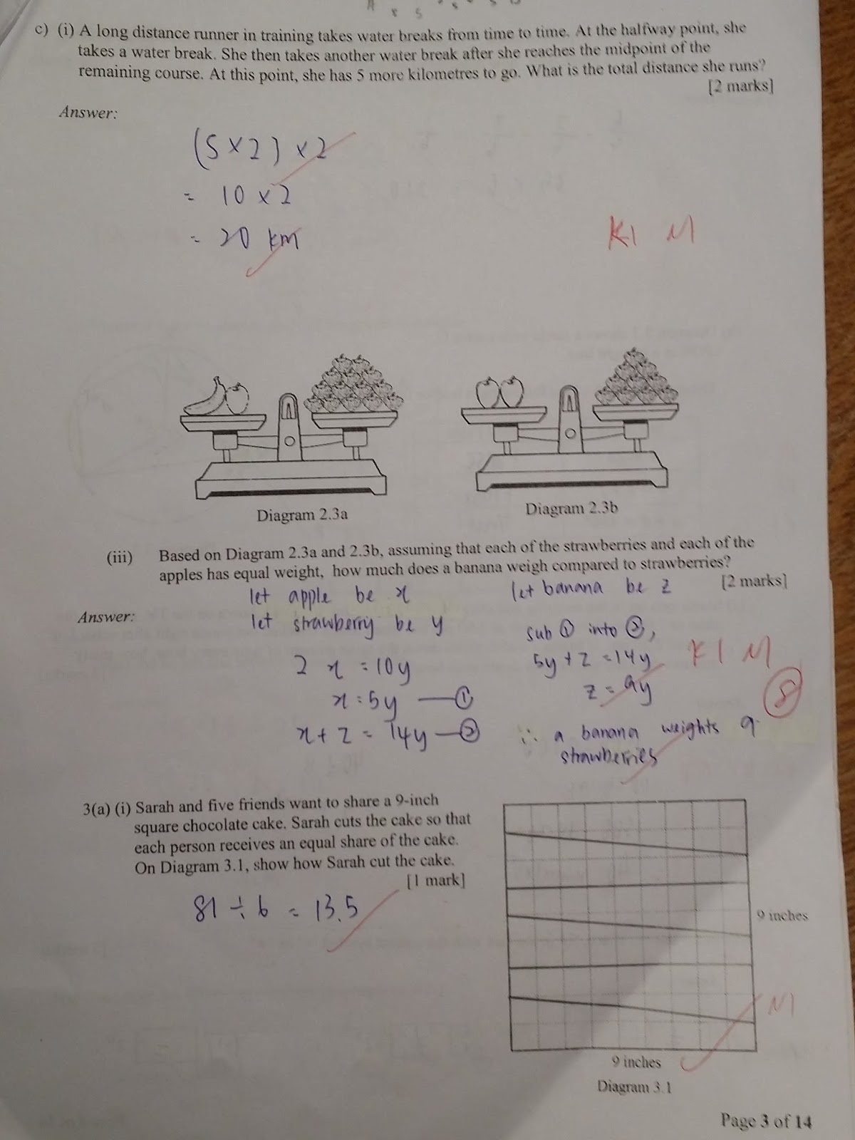 TTC MATHS DEPARTMENT: CHS PT3 Trial Paper 2015 (Full Solution)