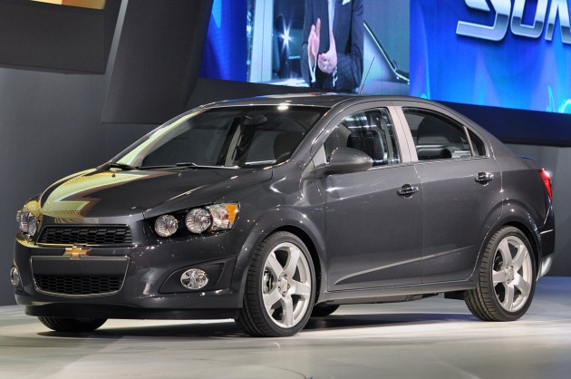 Chevrolet Sonic is another name for the Chevrolet Aveo in North America