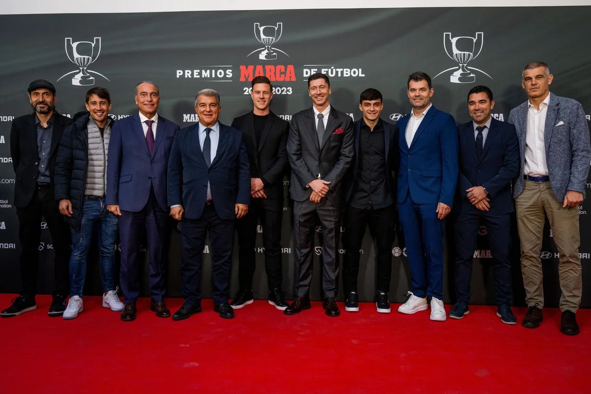 Barca at the Marca Aawards Gala