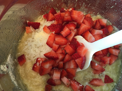 GF Strawberry Pineapple Coconut Muffins