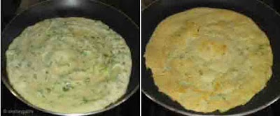 Moong dal and chana dal dosa - step 5