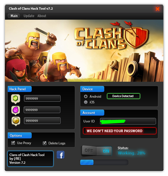 Clash of Clans Hack Tool No Survey No Password New 2015 ...