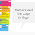 how to Display Most Commented Post in Blogger