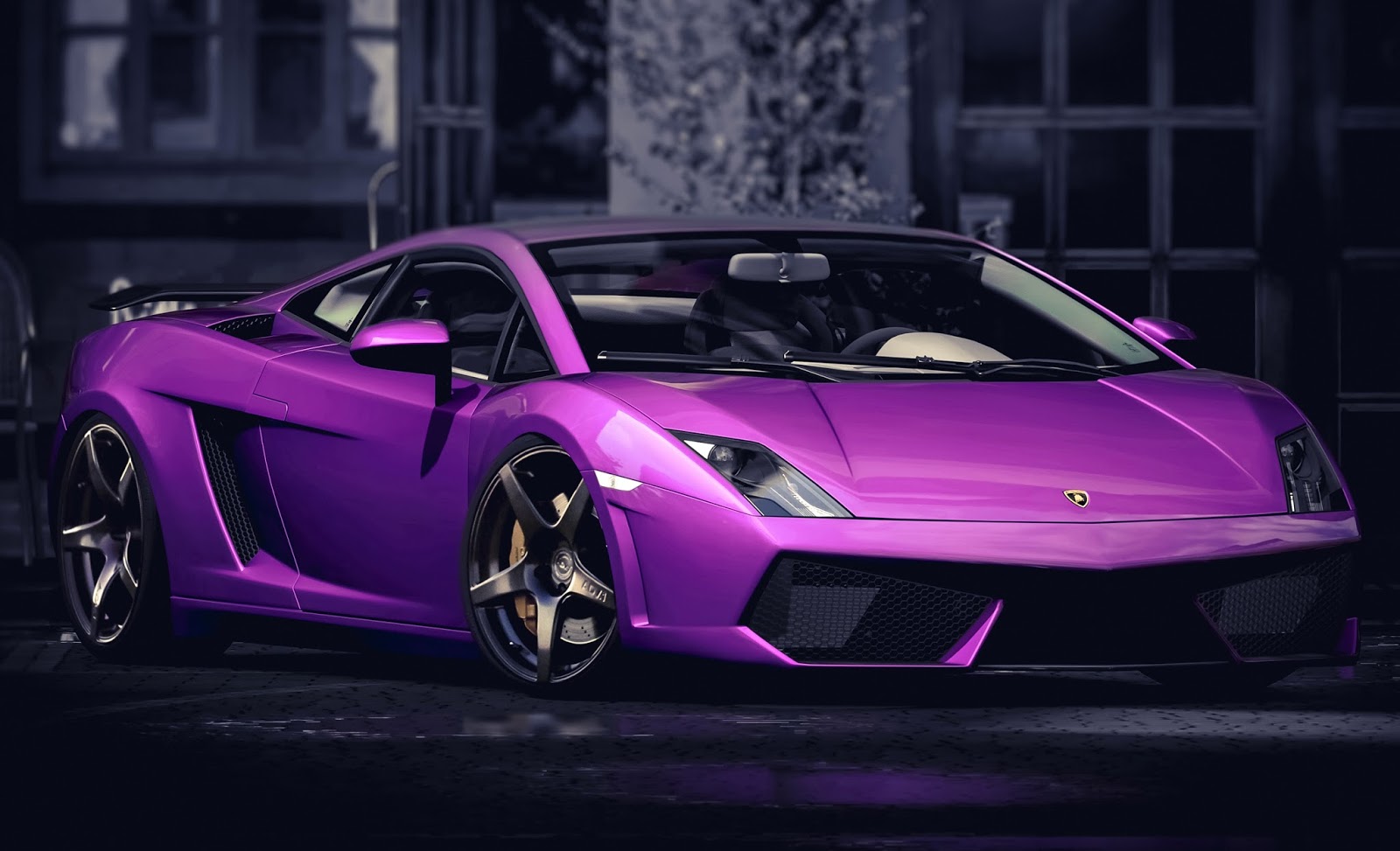 Kumpulan Wallpaper Dari Purple Lamborghini Gallardo Car HD