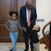 Tinubu playing with grandchildren in new photos shared by son